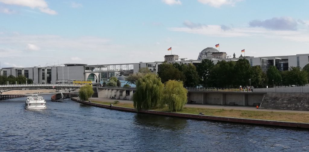 River Spree, View of the government district