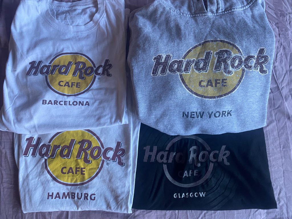 Hard Rock Cafe T-Shirt Sammlung