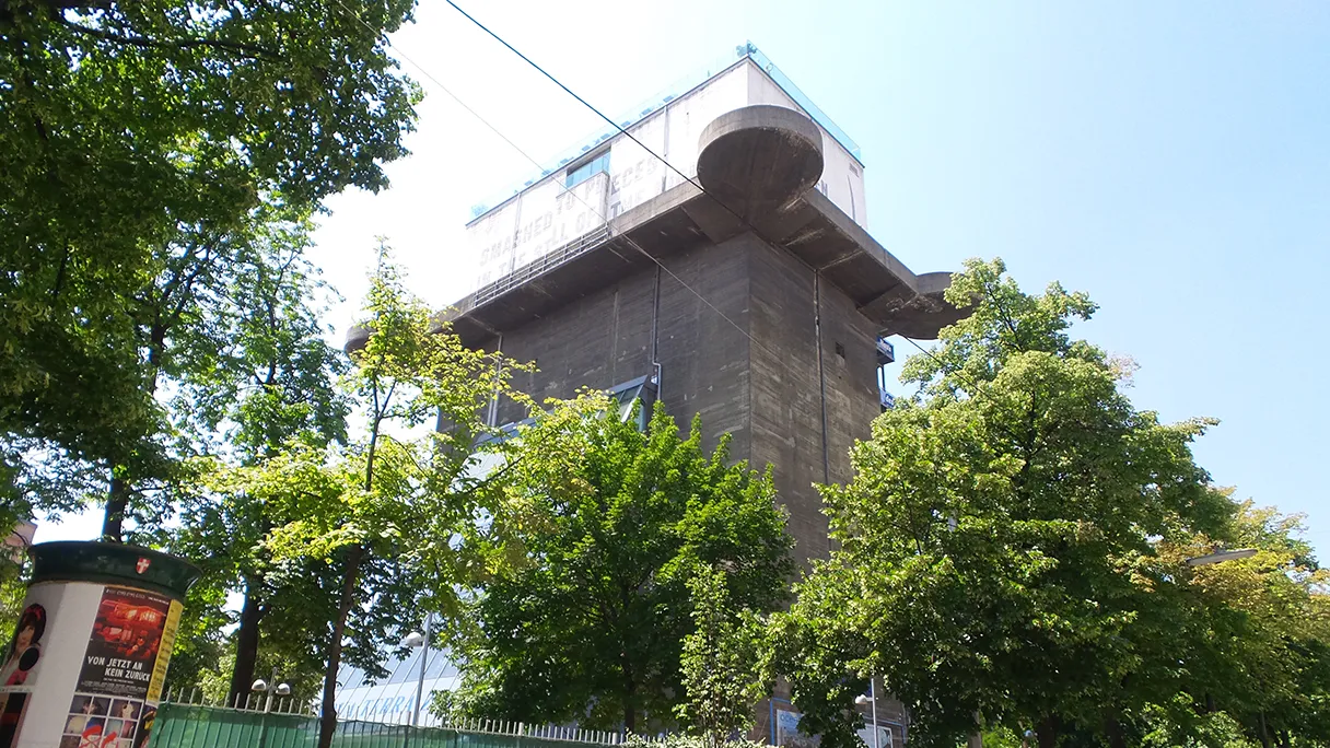 Aqua Terra Zoo, Flak tower, exterior view