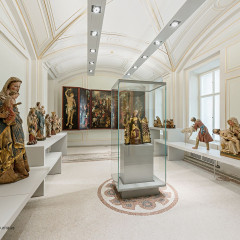 Dom Museum Wien Dom Museum Wien, interior view, various sculptures in the bright chapel