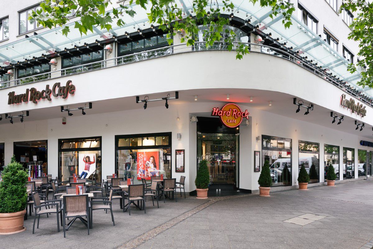 Hard Rock Cafe Berlin, entrance area, exterior view