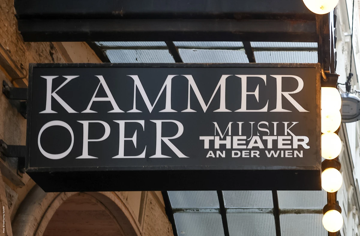 MusikTheater an der Wien - Kammeroper, Schild, Außenansicht