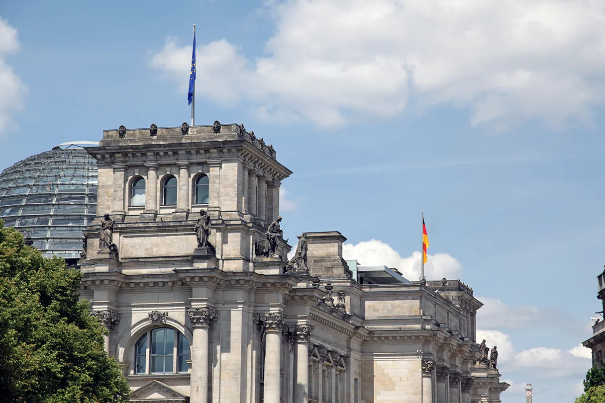 Original Berlin Walks, view of the Berlin Reichstag building